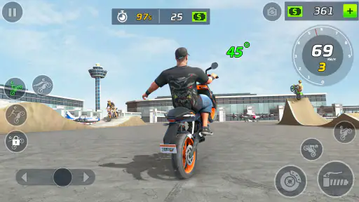 moto kaskadérská hra na kole screenshot