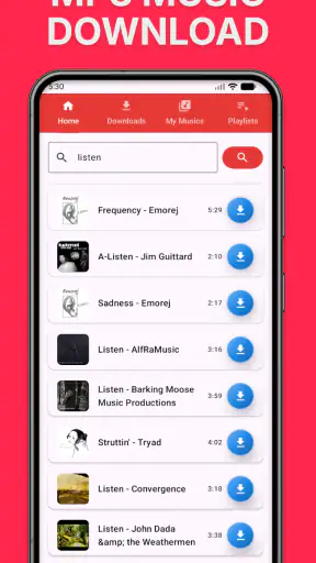Mp3 Music Downloader app screenshot