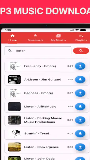 Mp3 Music Downloader app screenshot