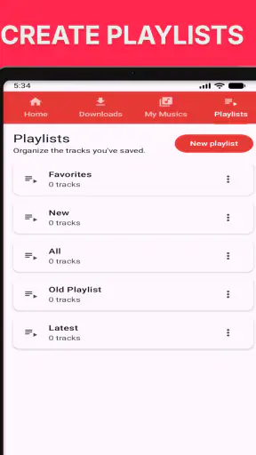 Mp3 Music Downloader app screenshot