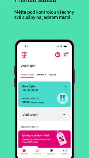 Můj T-Mobile screenshot