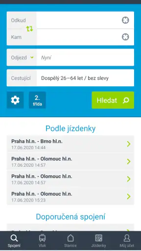 Můj vlak screenshot