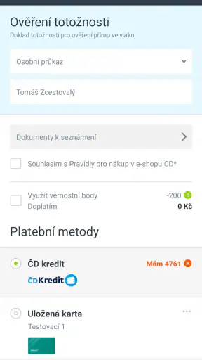 Můj vlak screenshot