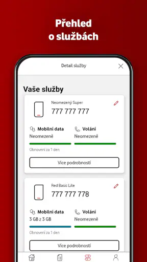 Můj Vodafone+ screenshot
