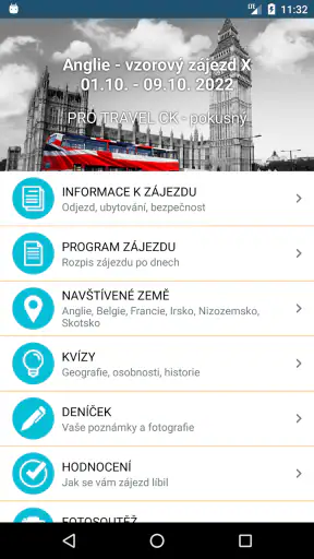 Můj zájezd screenshot
