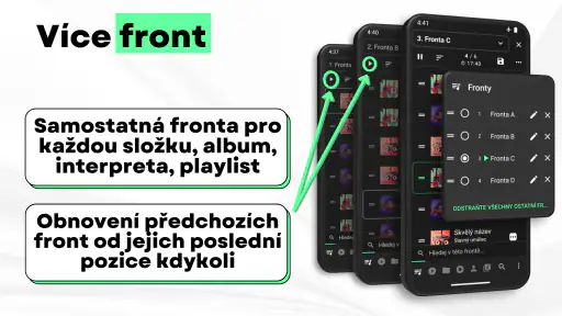 Musicolet Hudební přehrávač screenshot