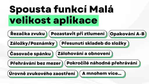 Musicolet Hudební přehrávač screenshot