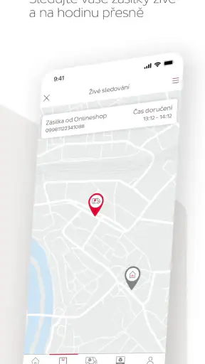 myDPD screenshot