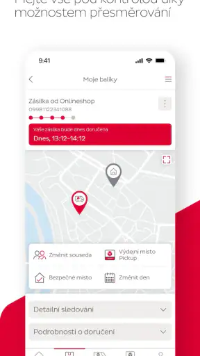 myDPD screenshot