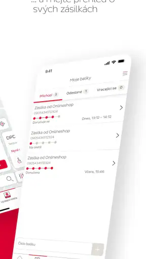 myDPD screenshot