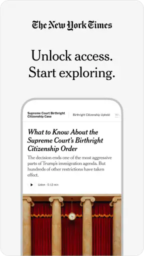 NYTimes: US and Global News screenshot