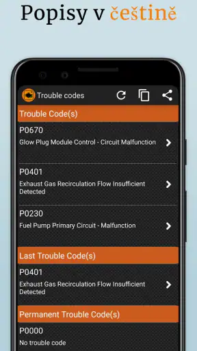 OBD2 Car Scanner - EOBD Facile screenshot