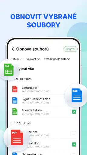 Obnova Fotek A Souborů screenshot