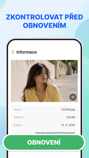Obnova Fotek A Souborů screenshot