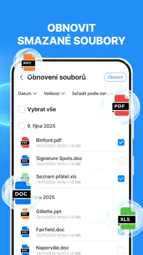 Obnova Smazaných Souborů screenshot