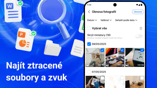 Obnova Souborů: Foto A Video screenshot