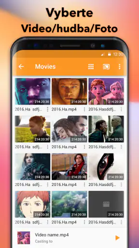 Obsazení do TV - Chromecast screenshot