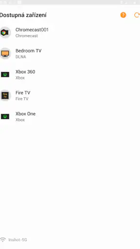 Obsazení do TV - Chromecast screenshot