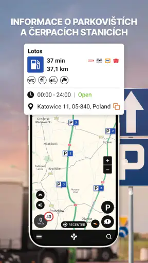 Odysseus Truck Navigation screenshot