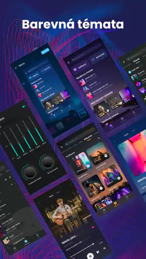Offline hudební přehrávač screenshot