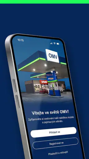 OMV MyStation v Česku screenshot