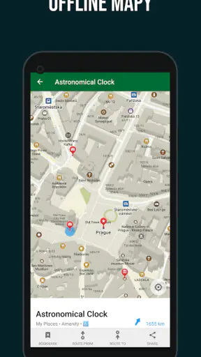 Organic Maps・mapy offline, GPS screenshot