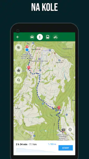 Organic Maps・mapy offline, GPS screenshot