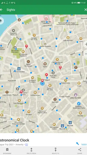 Organic Maps・mapy offline, GPS screenshot