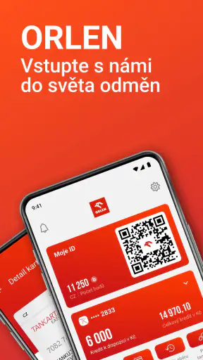 ORLEN aplikace screenshot