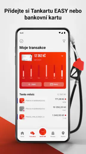 ORLEN aplikace screenshot