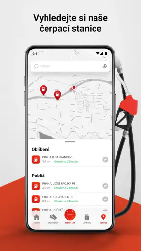 ORLEN aplikace screenshot