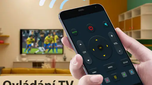 Ovladač na televizi screenshot