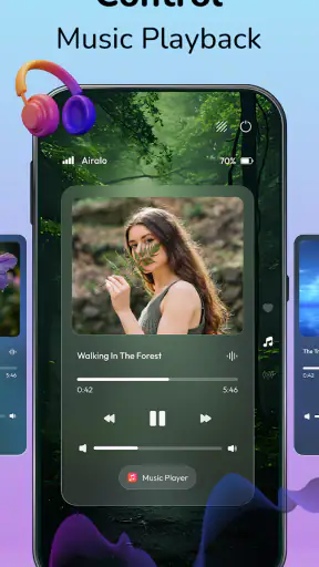 Ovládací centrum iOS – Panel screenshot