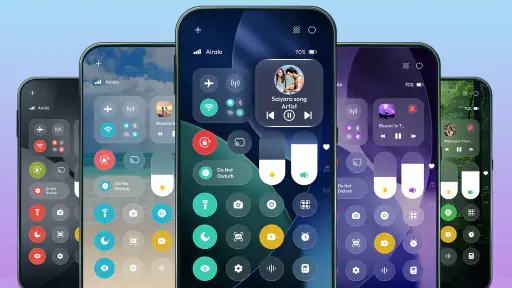 Ovládací centrum iOS – Panel screenshot