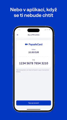 PaysafeCard-předplacené platby screenshot