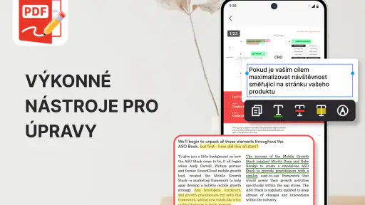 PDF Čtečka a PDF Upravovač screenshot