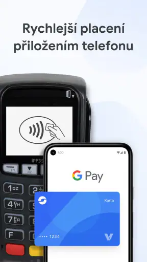 Peněženka Google screenshot
