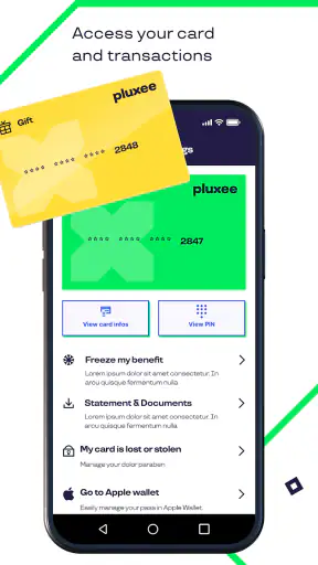 Pluxee screenshot