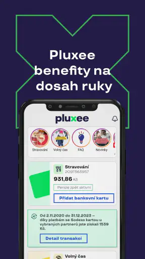 Pluxee Česká republika screenshot