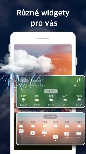 Počasí a Radar a Widgety screenshot