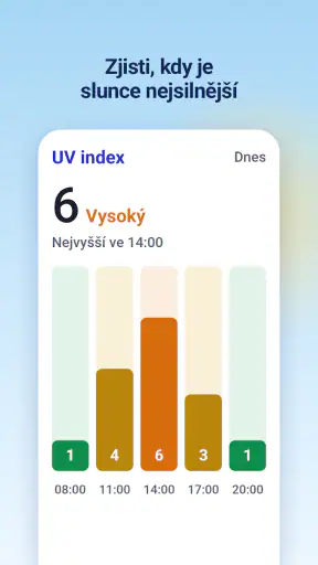 Počasí a radar - dešťový radar screenshot