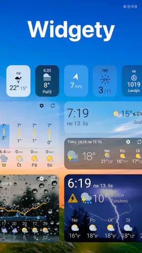 Počasí a widget - Weawow screenshot