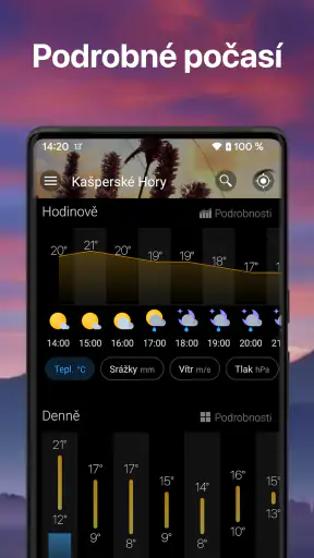 Počasí a widget - Weawow screenshot