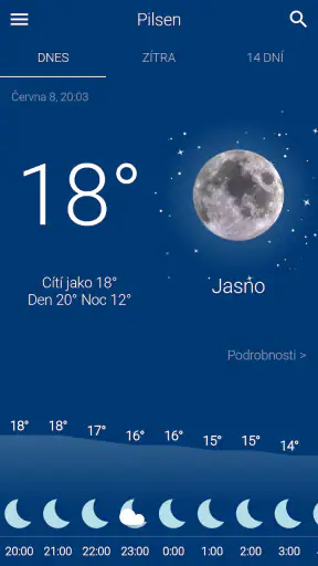 Počasí České screenshot