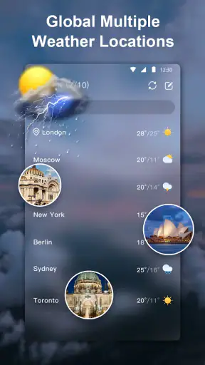 Počasí naživo-předpověď počasí screenshot