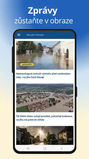 počasí24: Počasí a Radar screenshot
