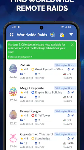 PokeRaid - for Pokémon GO Raid screenshot
