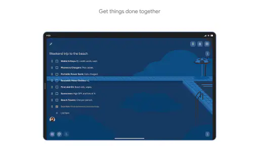 Poznámky a seznamy Google Keep screenshot