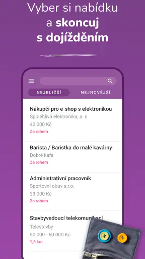 Práce za rohem screenshot