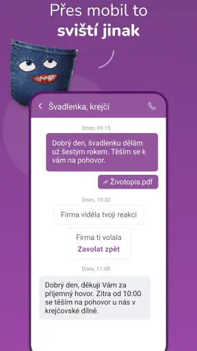 Práce za rohem screenshot
